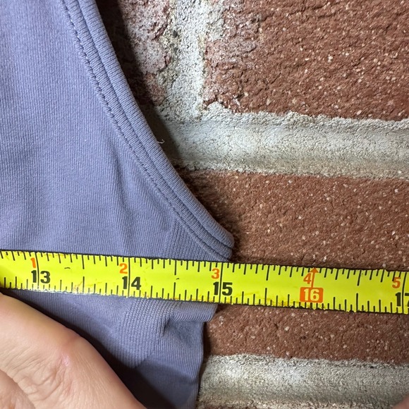 Gymshark XL Workout Bra Purple Athletic Racerback Cropped Sports - Picture 4 of 6